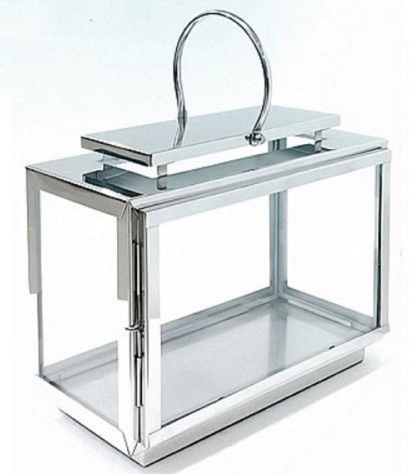 Casa Padrino Kerzenlaterne Luxus Laterne Silber 42 x 19 x H. 33 cm - Hotel & Restaurant Deko Accessoires Casa Padrino Kerzenlaterne Luxus Laterne Silber 42 x 19 x H. 33 cm - Hotel & Restaurant Deko Accessoires von Casa Padrino