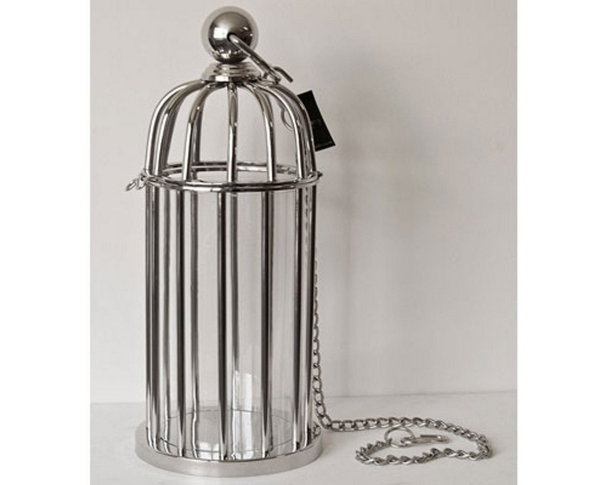 Casa Padrino Kerzenleuchter Luxus Kerzenleuchter Messing vernickelt im Vogelkäfig Design 21 x H. 48 cm - Hotel Restaurant Accessoires Windlicht Ständer Hurricane Casa Padrino Kerzenleuchter Luxus Kerzenleuchter Messing vernickelt im Vogelkäfig Design 21 x H. 48 cm - Hotel Restaurant Accessoires Windlicht Ständer Hurricane von Casa Padrino