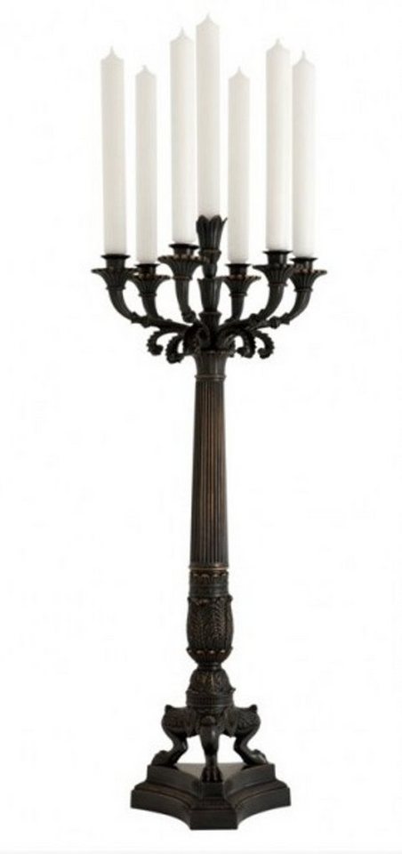 Casa Padrino Kerzenständer Massier Luxus Kerzenständer Antikstil Bronze 79 x 30 cm - Kerzenhalter Casa Padrino Kerzenständer Massier Luxus Kerzenständer Antikstil Bronze 79 x 30 cm - Kerzenhalter von Casa Padrino