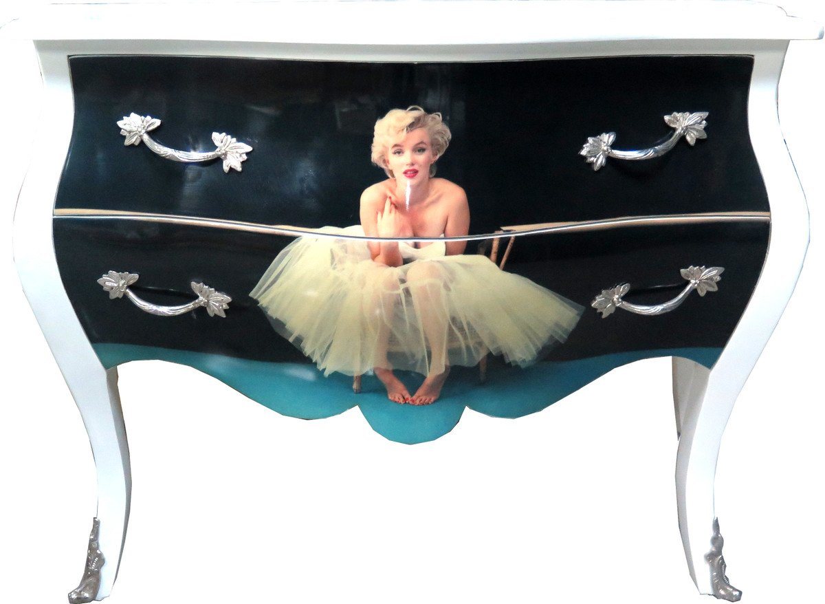 Casa Padrino Kommode Casa Padrino Barock Kommode Marilyn Monroe Mod2 120cm - Möbel Schrank Sideboard von Casa Padrino