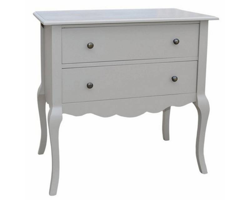 Casa Padrino Kommode Casa Padrino Barock Kommode mit 2 Schubladen Grau 80 cm - Barock Möbel Casa Padrino Kommode Casa Padrino Barock Kommode mit 2 Schubladen Grau 80 cm - Barock Möbel von Casa Padrino