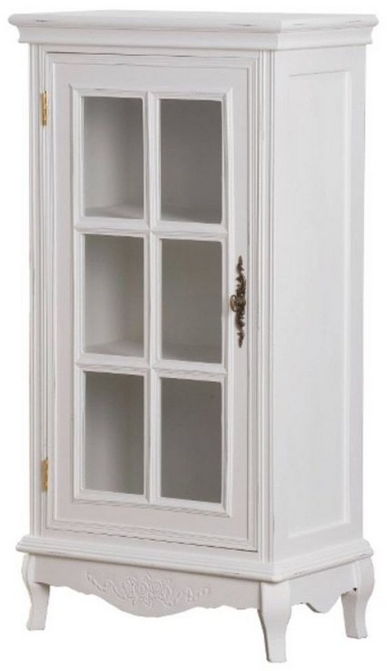 Casa Padrino Kommode Casa Padrino Landhausstil Kommode Antik Weiß 52 x 30 x H. 101 cm - Shabby Chic Möbel von Casa Padrino