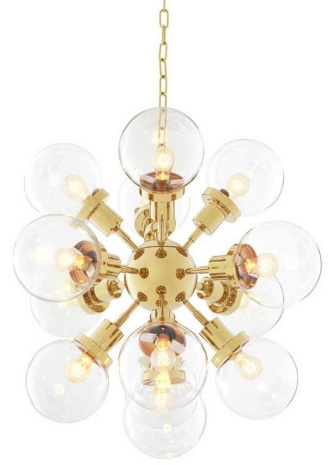 Casa Padrino Kronleuchter Luxus Kronleuchter Gold 73 x H. 60 cm - Hotel Restaurant Möbel von Casa Padrino