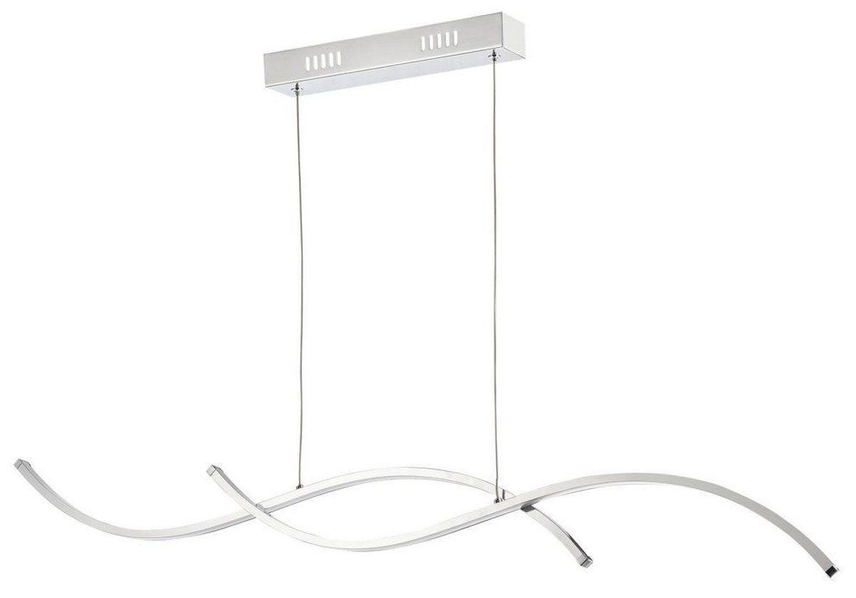 Casa Padrino LED Deckenleuchte Wohnzimmer LED-Hängeleuchte Silber 100 x H. 9,7 cm - Designermöbel Casa Padrino LED Deckenleuchte Wohnzimmer LED-Hängeleuchte Silber 100 x H. 9,7 cm - Designermöbel von Casa Padrino