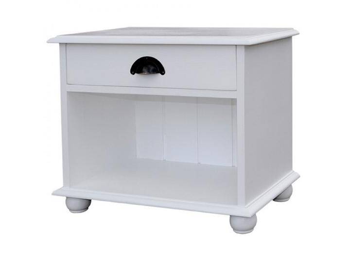 Casa Padrino Landhaus Stil Nacht Schrank Kommode mit 1 Schublade - Jugendstil Shabby Chic Möbel - Massivholz Nachtschränkchen,Farbe von Casa Padrino