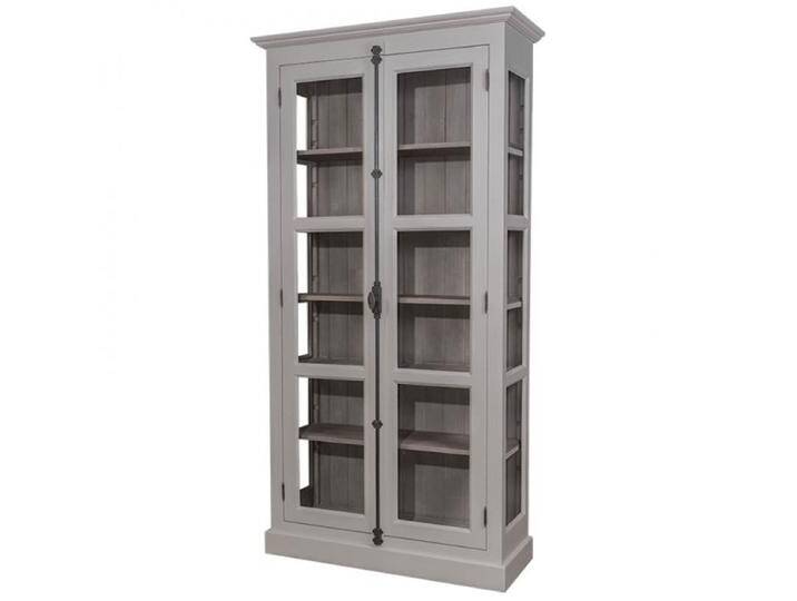 Casa Padrino Landhaus Vitrinen Schrank Küchenschrank 109 x H 210 cm- Esszimmer Schrank Wohnzimmer Antik Landhaus Stil,Farbkombinationen von Casa Padrino