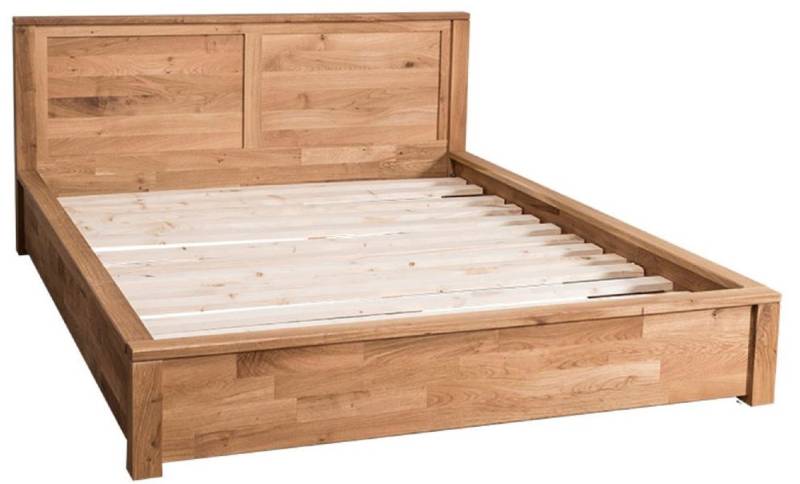 Casa Padrino Landhausstil Eichenholz Bett Naturfarben 180 x 200 cm - SchlafzimmermÃ¶bel im Landhausstil von Casa Padrino