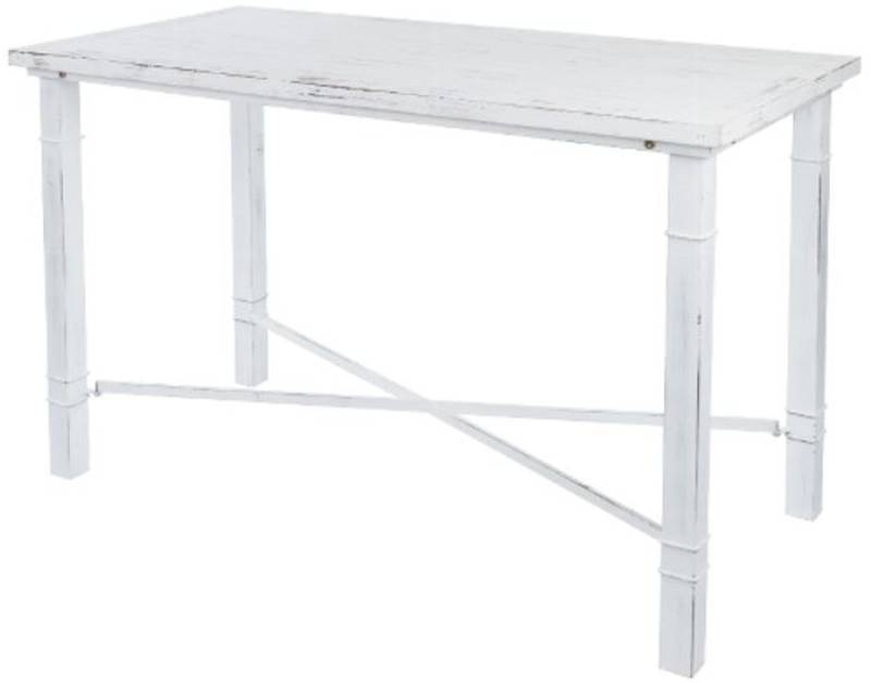 Casa Padrino Landhausstil Esstisch Antik WeiÃ 100 x 50 x H. 70 cm - Kleiner Shabby Chic Esszimmertisch von Casa Padrino