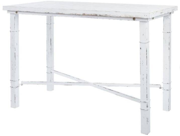 Casa Padrino Landhausstil Esstisch Antik Weiß 120 x 60 x H. 80 cm - Kleiner Shabby Chic Esszimmertisch von Casa Padrino