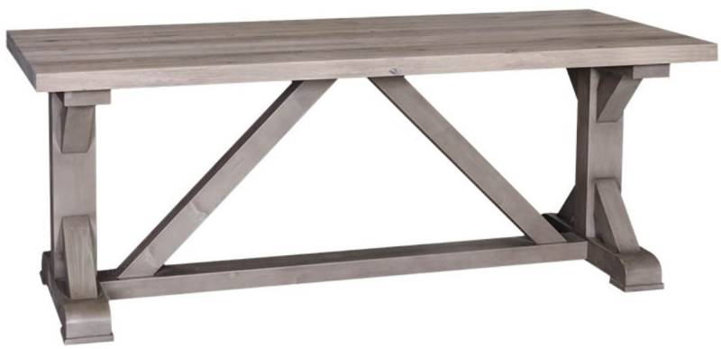 Casa Padrino Landhausstil Esstisch Naturfarben / Grau 210 x 90 x H. 78 cm - Massivholz KÃ¼chentisch im Landhausstil von Casa Padrino