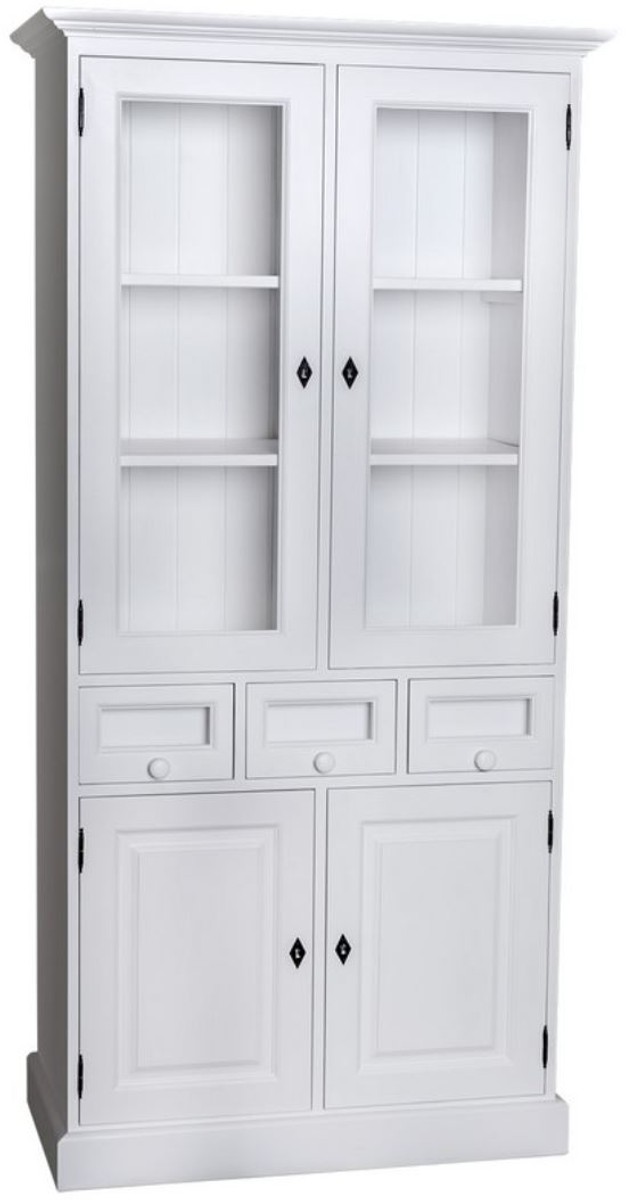 Casa Padrino Landhausstil KÃ¼chenschrank mit 4 TÃ¼ren und 3 Schubladen 98 x 50 x H. 200 cm - Verschiedene Farben - KÃ¼chenmÃ¶bel von Casa Padrino