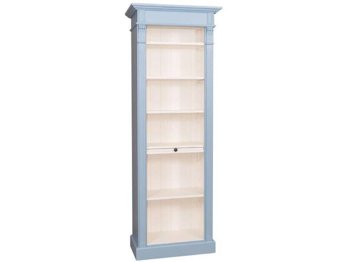 Casa Padrino Landhausstil Regalschrank Hellblau / Weiß 70 x 39 x H. 197 cm - Landhausstil Kollektion von Casa Padrino