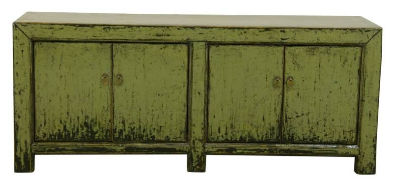Casa Padrino Landhausstil Sideboard / Schrank Antik Stil GrÃ¼n 160 x 40 x H. 67 cm - Landhausstil Kollektion von Casa Padrino