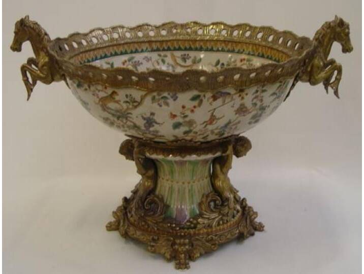 Casa Padrino Luxus Barock Porzellan Schüssel - Luxus Edition von Casa Padrino