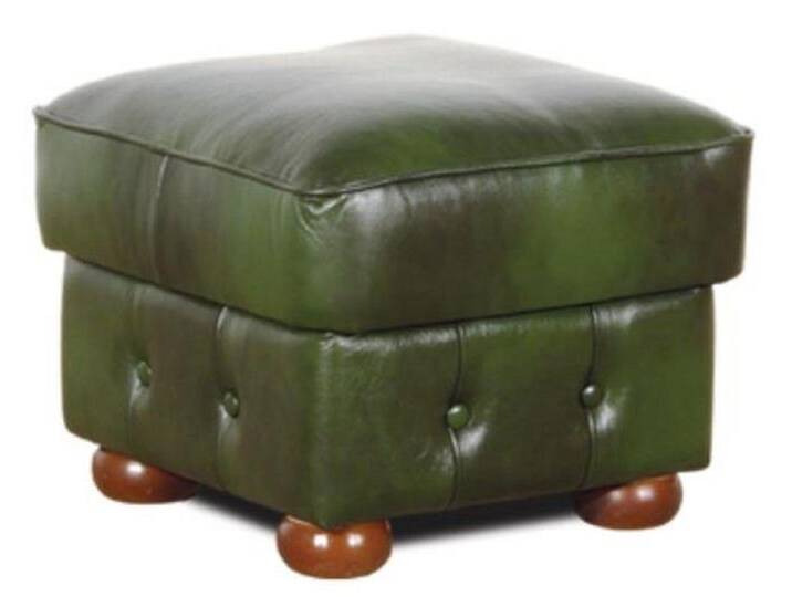 Casa Padrino Luxus Chesterfield Leder Hocker Grün / Braun 50 x 50 x H. 50 cm - Echtleder Fußhocker - Echtleder Würfelhocker - Chesterfield Wohnzimmer - Echtleder Möbel - Luxus Möbel Casa Padrino Luxus Chesterfield Leder Hocker Grün / Braun 50 x 50 x H. 50 cm - Echtleder Fußhocker - Echtleder Würfelhocker - Chesterfield Wohnzimmer - Echtleder Möbel - Luxus Möbel von Casa Padrino