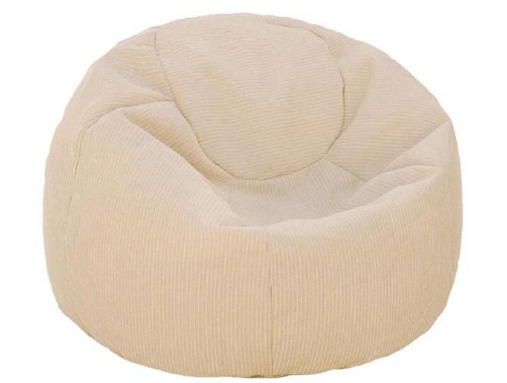 Casa Padrino Luxus Garten Sitzsack Beige Ø 90 cm von Casa Padrino