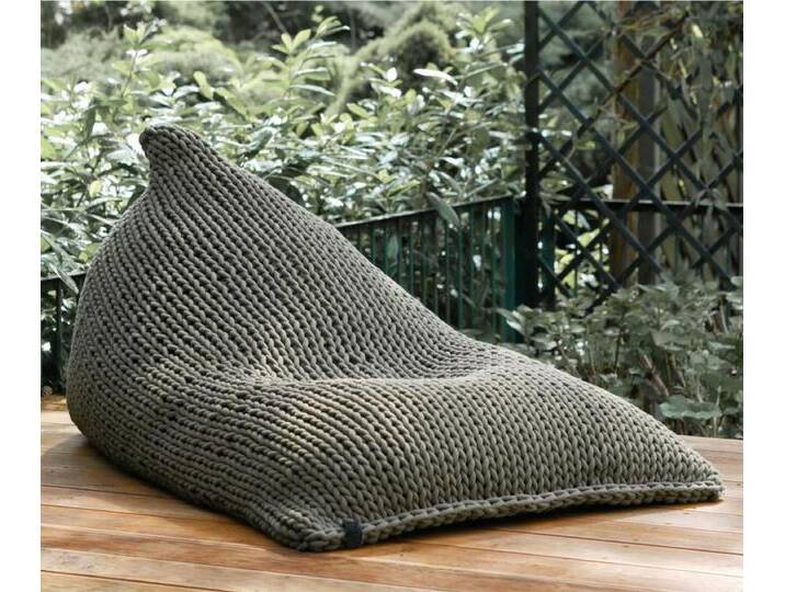 Casa Padrino Luxus Kinder Sitzsack Grün 70 x 100 cm - Baumwoll Sitzsack mit Wasserdichter Innenhülle - Wohnzimmer Accessoires - Garten Accessoires - Luxus Accessoires von Casa Padrino