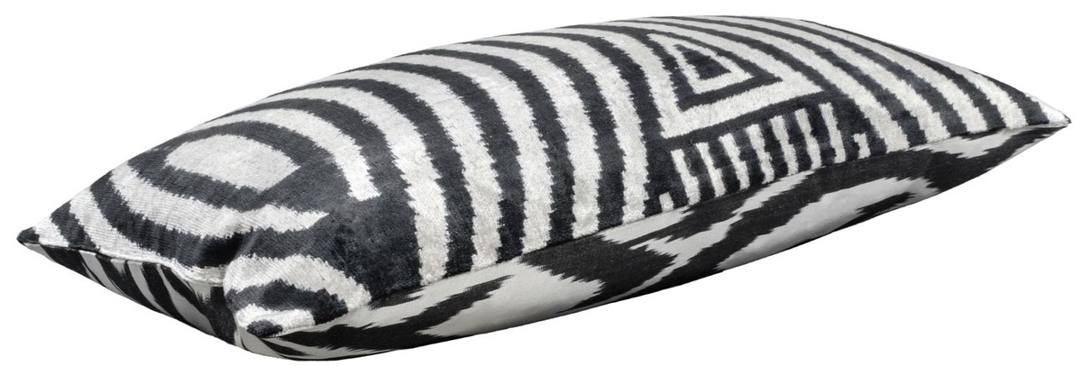 Casa Padrino Luxus Kissen Mod2 Schwarz / WeiÃ 60 x 40 cm - Wohnzimmer Deko Accessoires von Casa Padrino