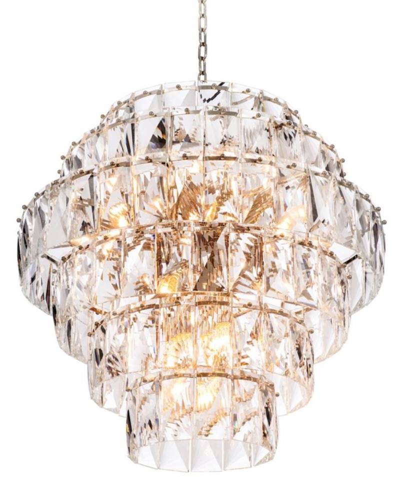 Casa Padrino Luxus Kristallglas Kronleuchter Ã 80 x H. 80 cm - Edel & Prunkvoll von Casa Padrino