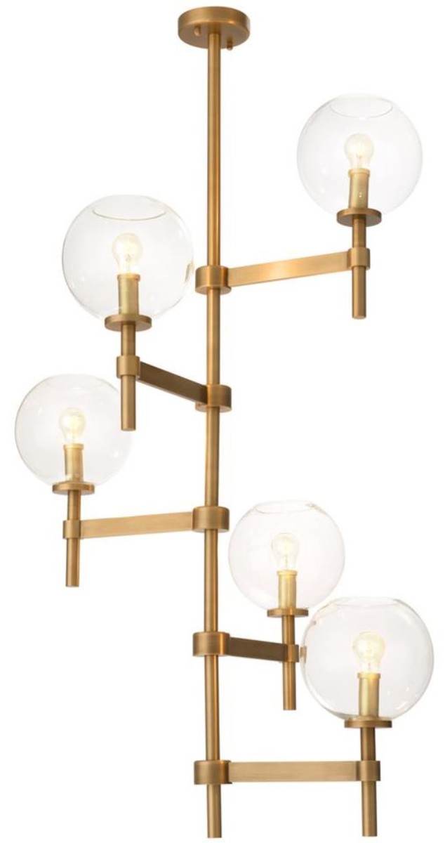 Casa Padrino Luxus Kronleuchter Antik Messing à 72 x H. 90 cm - Hotel & Restaurant Möbel Casa Padrino Luxus Kronleuchter Antik Messing à 72 x H. 90 cm - Hotel & Restaurant Möbel von Casa Padrino