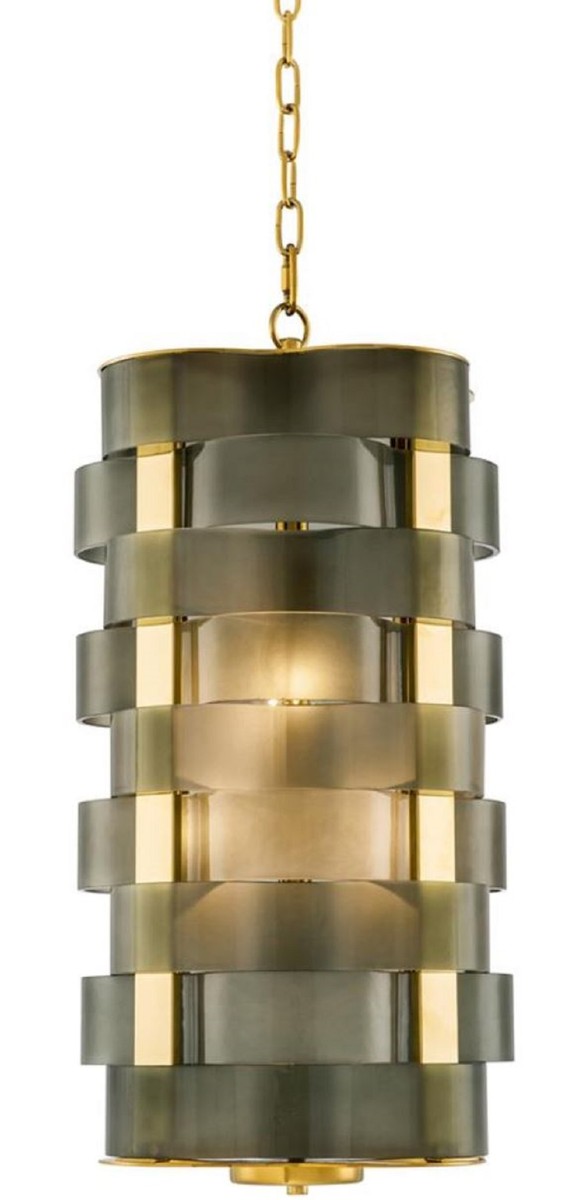 Casa Padrino Luxus Kronleuchter Gold / Grün 33 x 33 x H. 67 cm - Luxus Qualität Casa Padrino Luxus Kronleuchter Gold / Grün 33 x 33 x H. 67 cm - Luxus Qualität von Casa Padrino