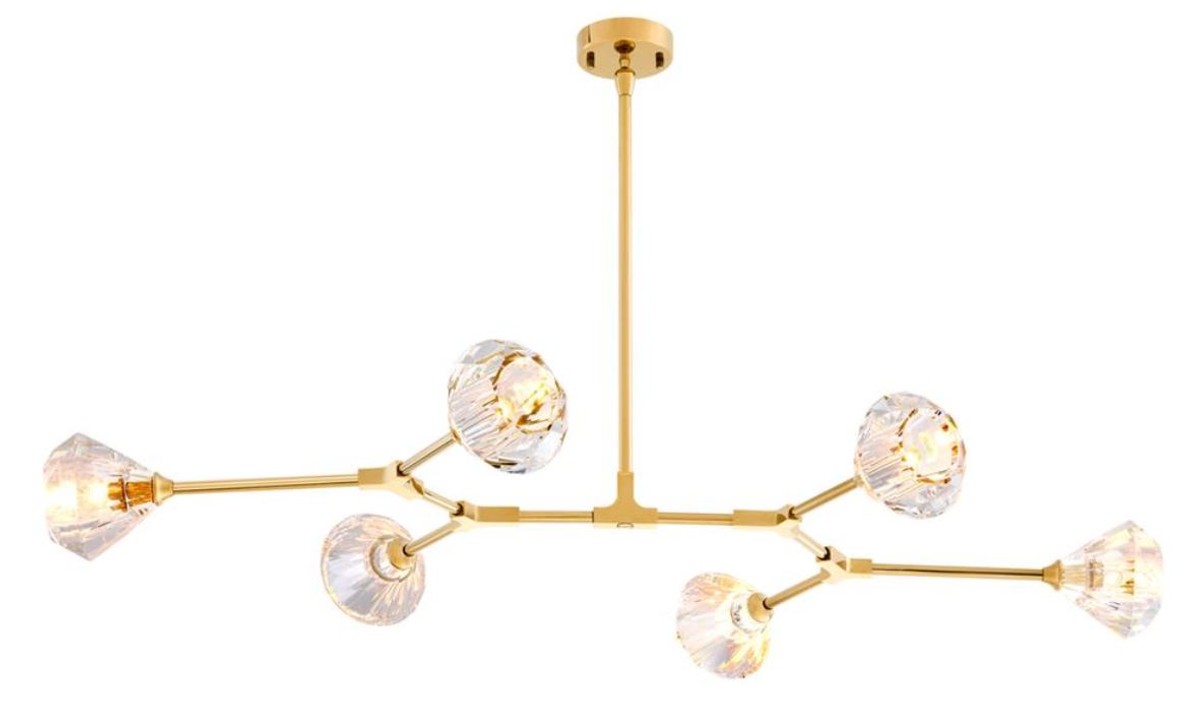 Casa Padrino Luxus Kronleuchter Gold 133 x 88 H. 14 cm - Hotel Restaurant Möbel Casa Padrino Luxus Kronleuchter Gold 133 x 88 H. 14 cm - Hotel Restaurant Möbel von Casa Padrino