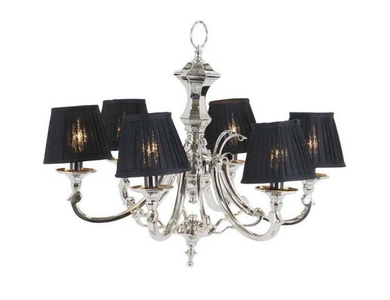 Casa Padrino Luxus Kronleuchter - Luxus Hängeleuchte Nickel Durchmesser 58 x H 53 cm Casa Padrino Luxus Kronleuchter - Luxus Hängeleuchte Nickel Durchmesser 58 x H 53 cm von Casa Padrino