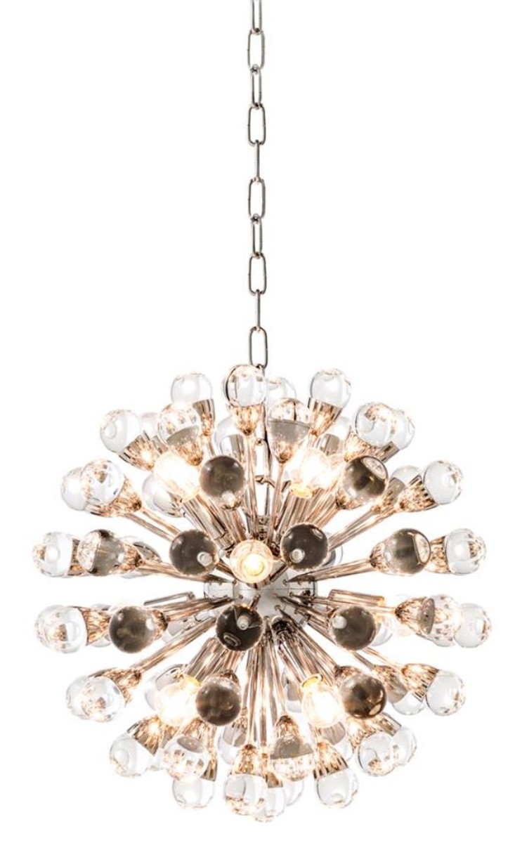 Casa Padrino Luxus Kronleuchter Silber Durchmesser 50 cm - Luxus Hotel Kollektion Casa Padrino Luxus Kronleuchter Silber Durchmesser 50 cm - Luxus Hotel Kollektion von Casa Padrino