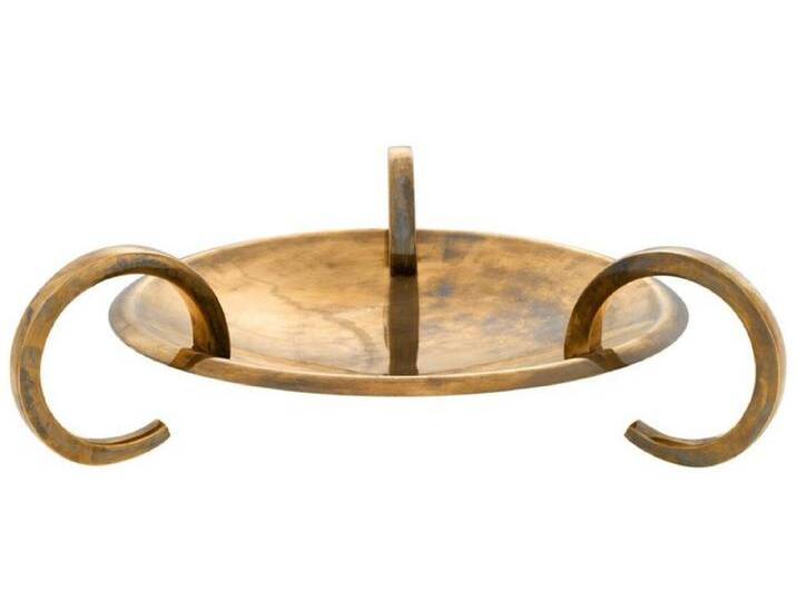 Casa Padrino Luxus Servierteller / Servierschale Vintage Messingfarben Ø 56 x H. 14,5 cm - Hotel & Restaurant Accessoires Casa Padrino Luxus Servierteller / Servierschale Vintage Messingfarben Ø 56 x H. 14,5 cm - Hotel & Restaurant Accessoires von Casa Padrino