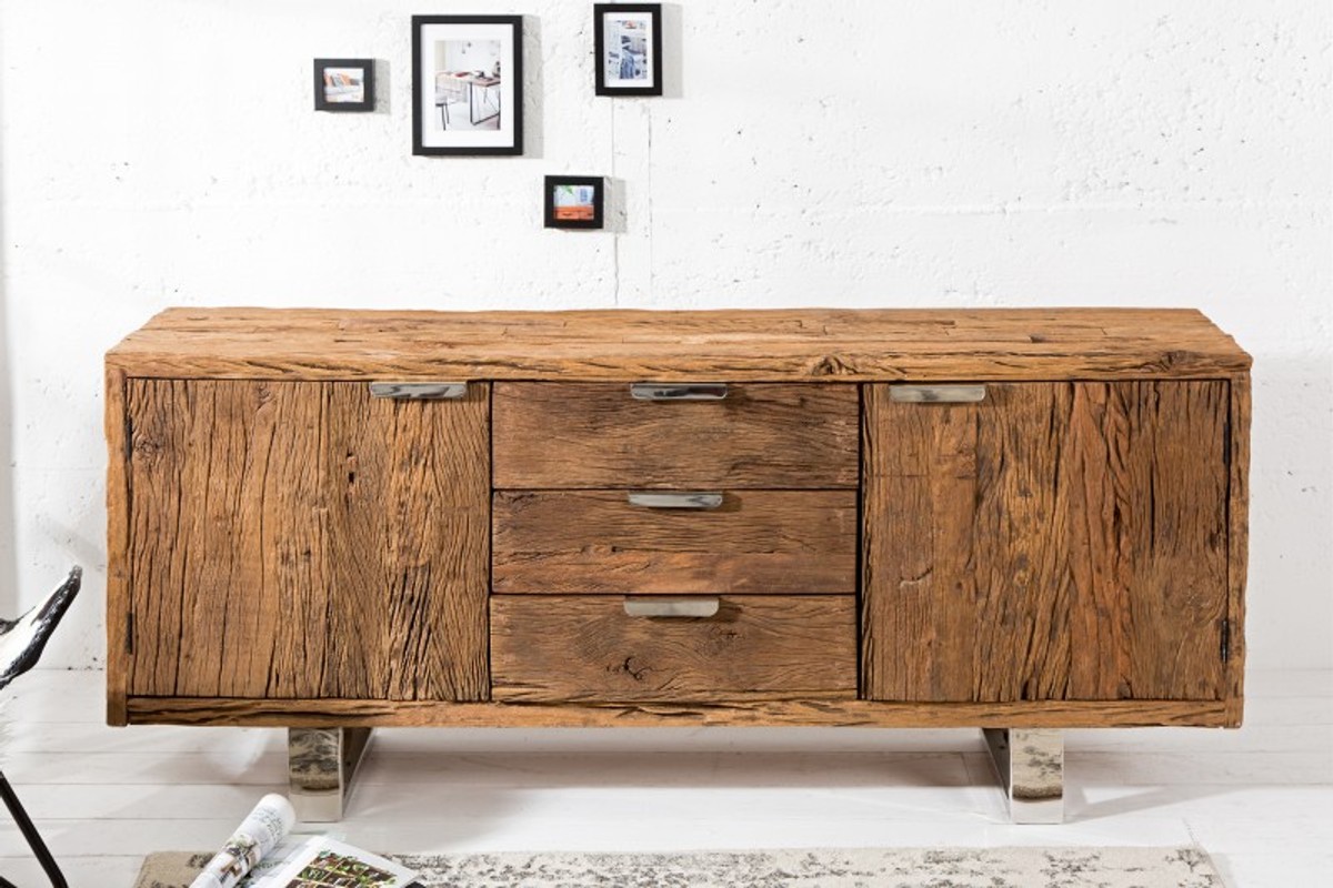 Casa Padrino Luxus Sideboard B.160 x H.75 x T.40 - Fernsehschrank - Kommode - Handgefertigt aus Massivholz! Casa Padrino Luxus Sideboard B.160 x H.75 x T.40 - Fernsehschrank - Kommode - Handgefertigt aus Massivholz! von Casa Padrino