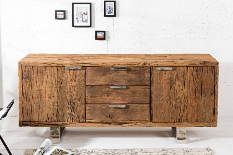 Casa Padrino Luxus Sideboard B.160 x H.75 x T.40 - Fernsehschrank - Kommode - Handgefertigt aus Massivholz! Casa Padrino Luxus Sideboard B.160 x H.75 x T.40 - Fernsehschrank - Kommode - Handgefertigt aus Massivholz! von Casa Padrino