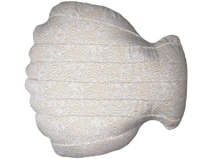Casa Padrino Luxus Sitzsack Seemuschel Beige / Weiß 150 cm Casa Padrino Luxus Sitzsack Seemuschel Beige / Weiß 150 cm von Casa Padrino