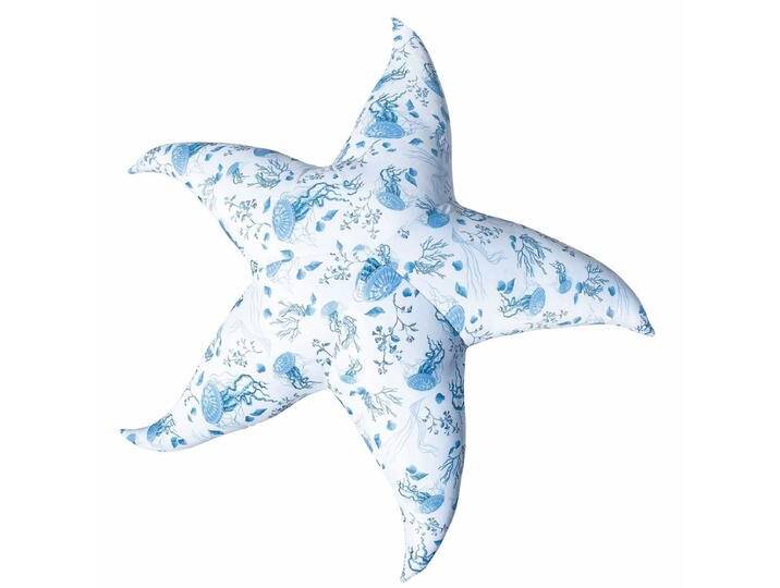 Casa Padrino Luxus Sitzsack Seestern Weiß / Blau Ø 180 - Schwimmender Sitzsack von Casa Padrino