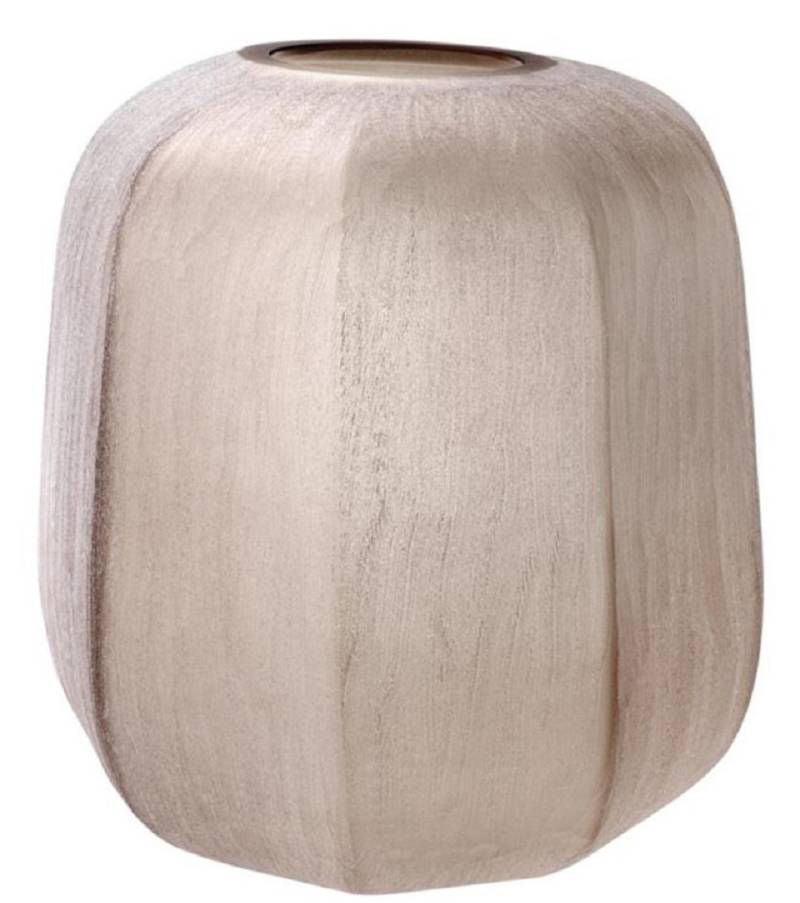Casa Padrino Luxus Vase Sandfarben à 33 x H. 32 cm - Luxus Wohnzimmer Dekoration Casa Padrino Luxus Vase Sandfarben à 33 x H. 32 cm - Luxus Wohnzimmer Dekoration von Casa Padrino
