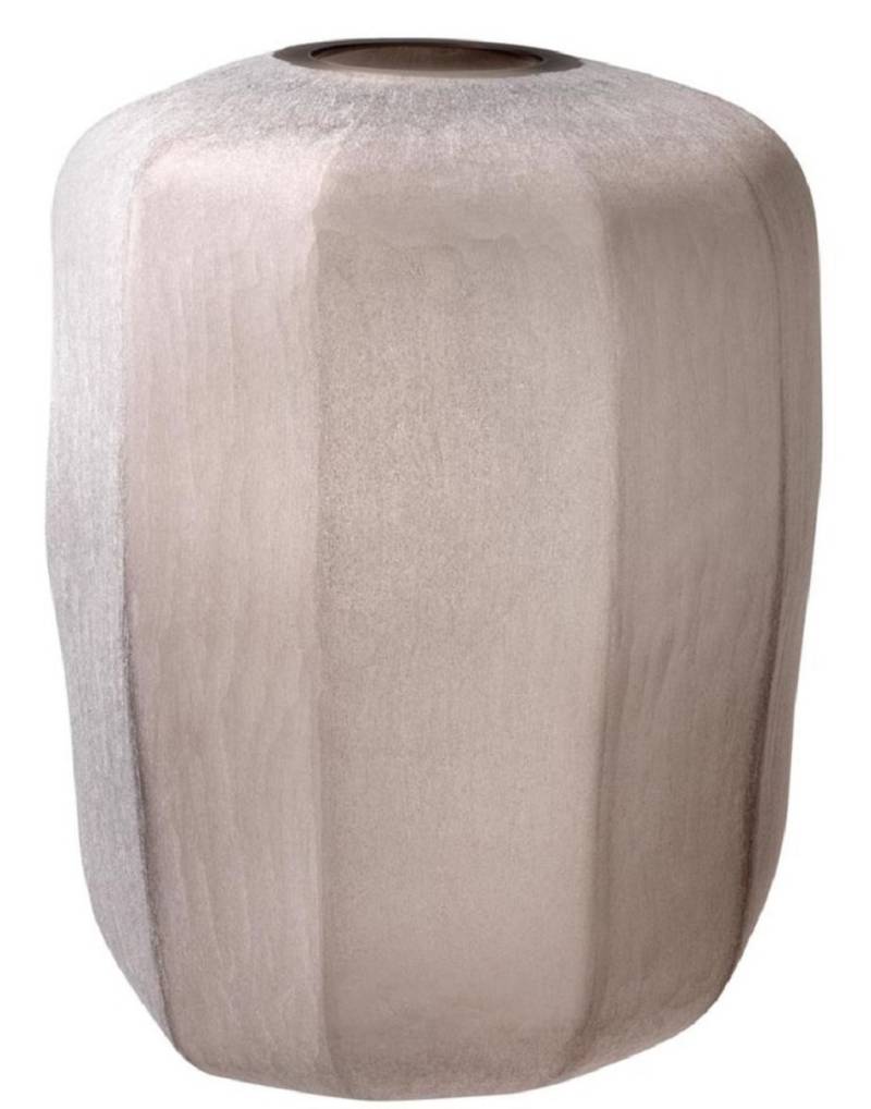 Casa Padrino Luxus Vase Sandfarben à 33 x H. 42 cm - Luxus Wohnzimmer Dekoration Casa Padrino Luxus Vase Sandfarben à 33 x H. 42 cm - Luxus Wohnzimmer Dekoration von Casa Padrino