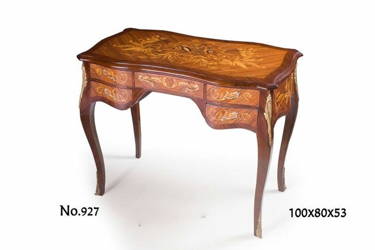 Casa Padrino Schreibtisch »Barock Schreibtisch / Sekretär 100 x 53 x H. 80 cm - Antik Stil« von Casa Padrino