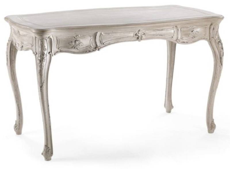 Casa Padrino Schreibtisch Casa Padrino Luxus Barock Sekretär Antik Grau 124 cm - Made in Italy von Casa Padrino