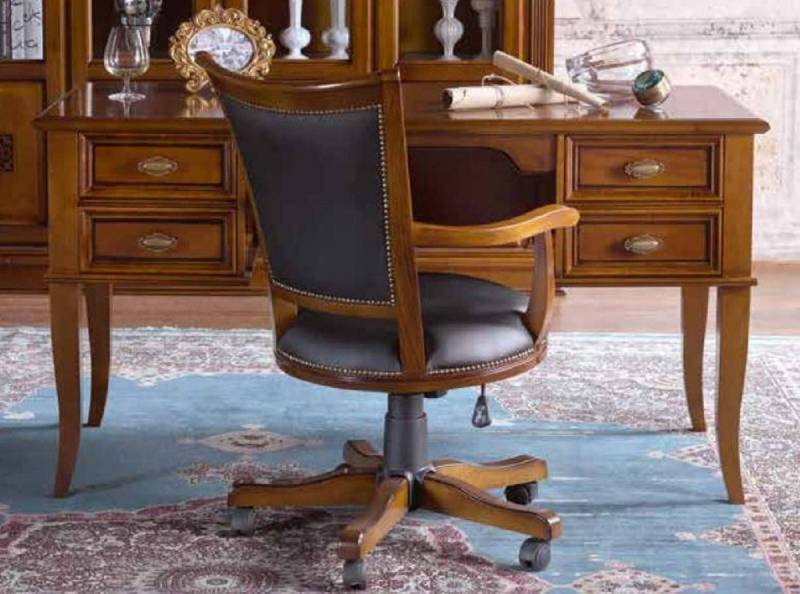 Casa Padrino Schreibtisch Casa Padrino Luxus Barock Sekretär mit 4 Schubladen Braun - Handgefertigter Schreibtisch im Barockstil - Barock Büro Möbel - Luxus Möbel im Barockstil - Luxus Qualität - Made in Italy von Casa Padrino