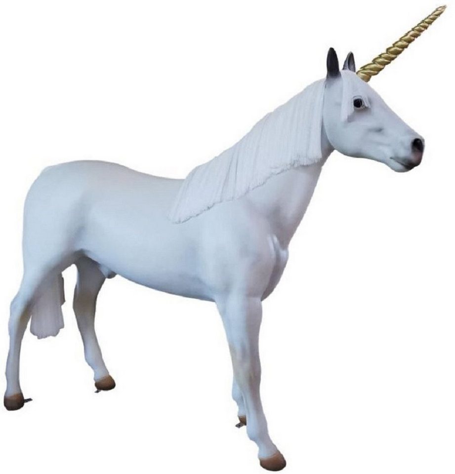 Casa Padrino Skulptur Luxus Deko Skulptur Einhorn Pferd Weiß / Gold 200 x H. 240 cm - Riesige Gartenskulptur - Lebensgroße Skulptur - XXL Deko Skulptur - XXL Deko Figur - XXL Tierfigur - Luxus Garten Deko Casa Padrino Skulptur Luxus Deko Skulptur Einhorn Pferd Weiß / Gold 200 x H. 240 cm - Riesige Gartenskulptur - Lebensgroße Skulptur - XXL Deko Skulptur - XXL Deko Figur - XXL Tierfigur - Luxus Garten Deko von Casa Padrino