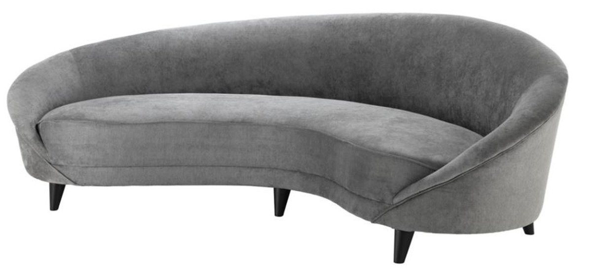 Casa Padrino Sofa Designer Sofa Hellgrau 245 x 87 x H. 79 cm - Luxus Hoteleinrichtung von Casa Padrino