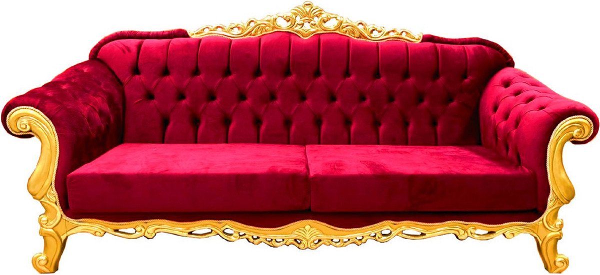 Casa Padrino Sofa Luxus Barock Sofa - Verschiedene Farben - Prunkvolles handgefertigtes Wohnzimmer Sofa - Barock Wohnzimmer Möbel von Casa Padrino