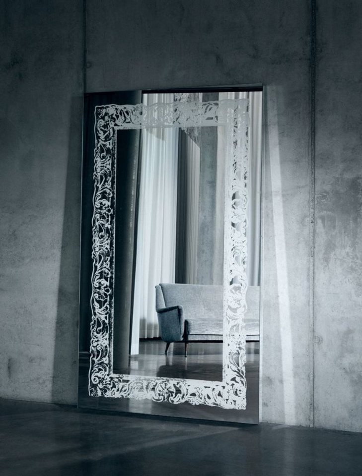 Casa Padrino Spiegel Luxus Spiegel mit Licht und Fernbedienung 107 x H. 182 cm - Luxus Qualität von Casa Padrino