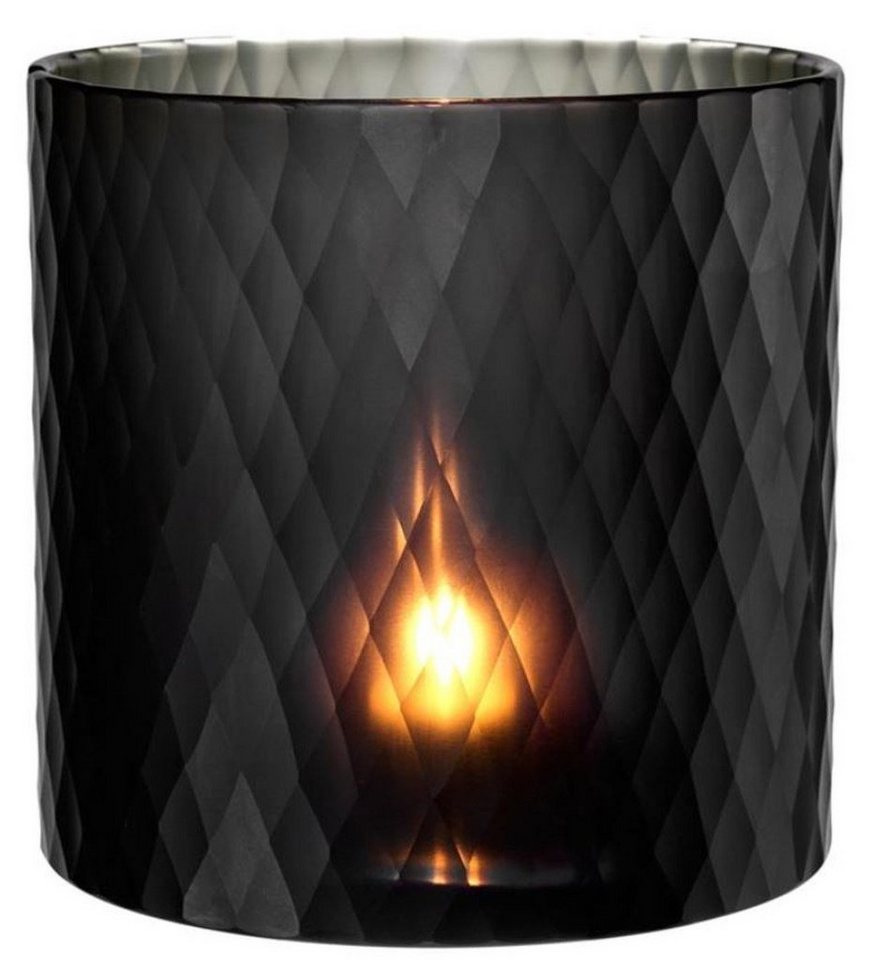 Casa Padrino Teelichthalter Glas Teelichthalter Schwarz Ø 20 x H. 20 cm - Luxus Windlicht Casa Padrino Teelichthalter Glas Teelichthalter Schwarz Ø 20 x H. 20 cm - Luxus Windlicht von Casa Padrino