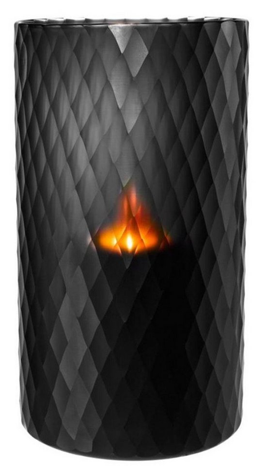 Casa Padrino Teelichthalter Glas Teelichthalter Schwarz Ø 20 x H. 36 cm - Luxus Windlicht Casa Padrino Teelichthalter Glas Teelichthalter Schwarz Ø 20 x H. 36 cm - Luxus Windlicht von Casa Padrino
