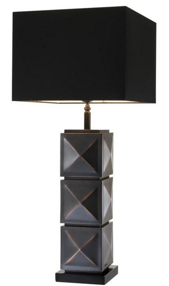 Casa Padrino Tischleuchte Luxus Tischleuchte Antik Bronze 18 x 40 x H. 93 cm - Hotel Tischlampe von Casa Padrino