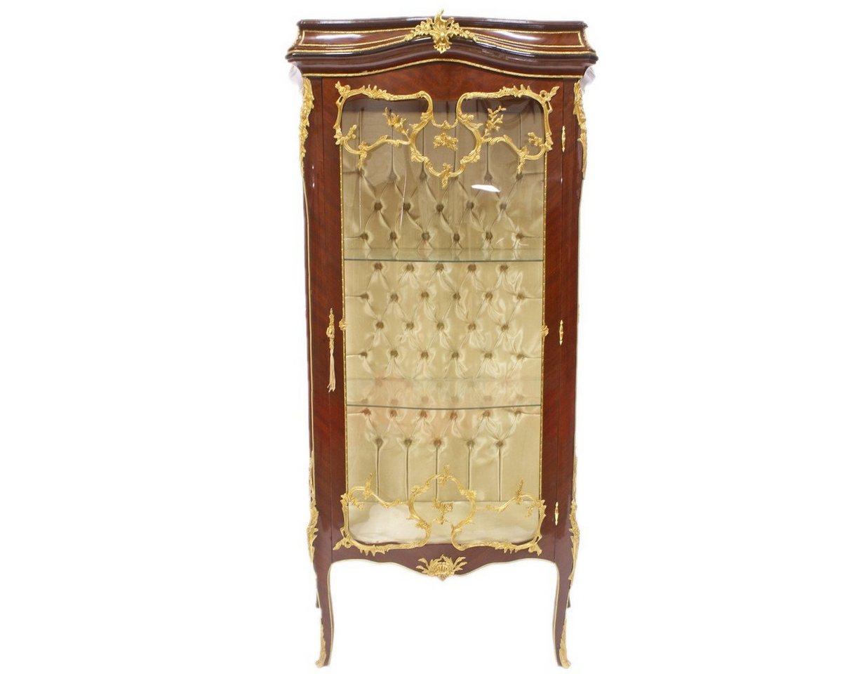 Casa Padrino Vitrine Barock Vitrine 83 x 48 x H. 176 cm - Barock Möbel - Vitrinenschrank - Wohnzimmerschrank von Casa Padrino