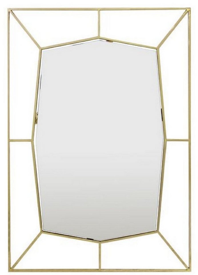 Casa Padrino Wandspiegel Designer Wandspiegel Gold 67 x H. 100 cm - Edelstahl Spiegel - Luxus Deko Accessoires von Casa Padrino