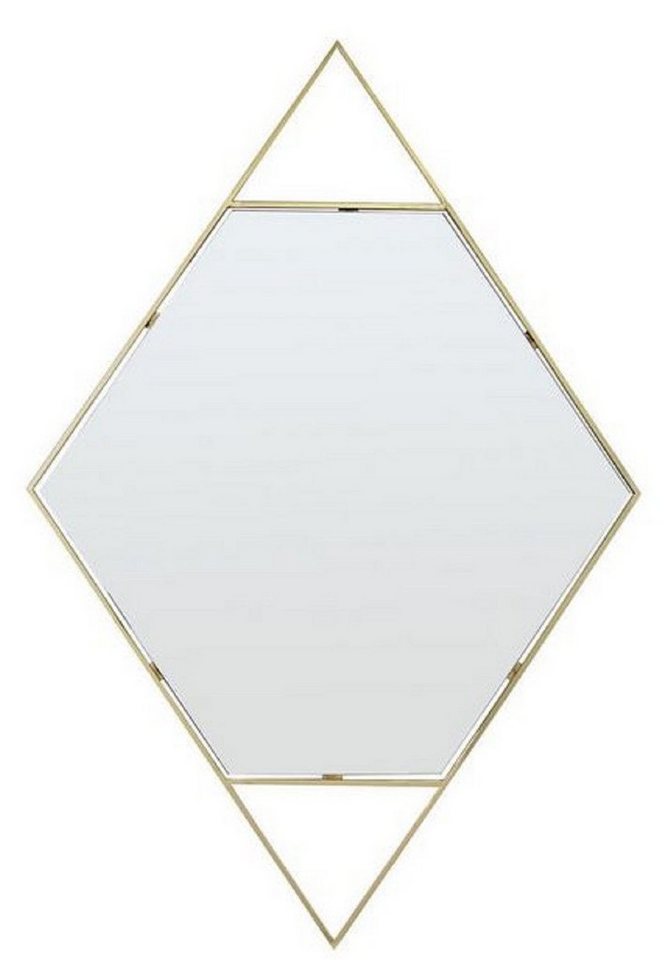 Casa Padrino Wandspiegel Designer Wandspiegel Gold 81 x H. 119 cm - Edelstahl Spiegel in Form eines Diamanten - Designermöbel von Casa Padrino