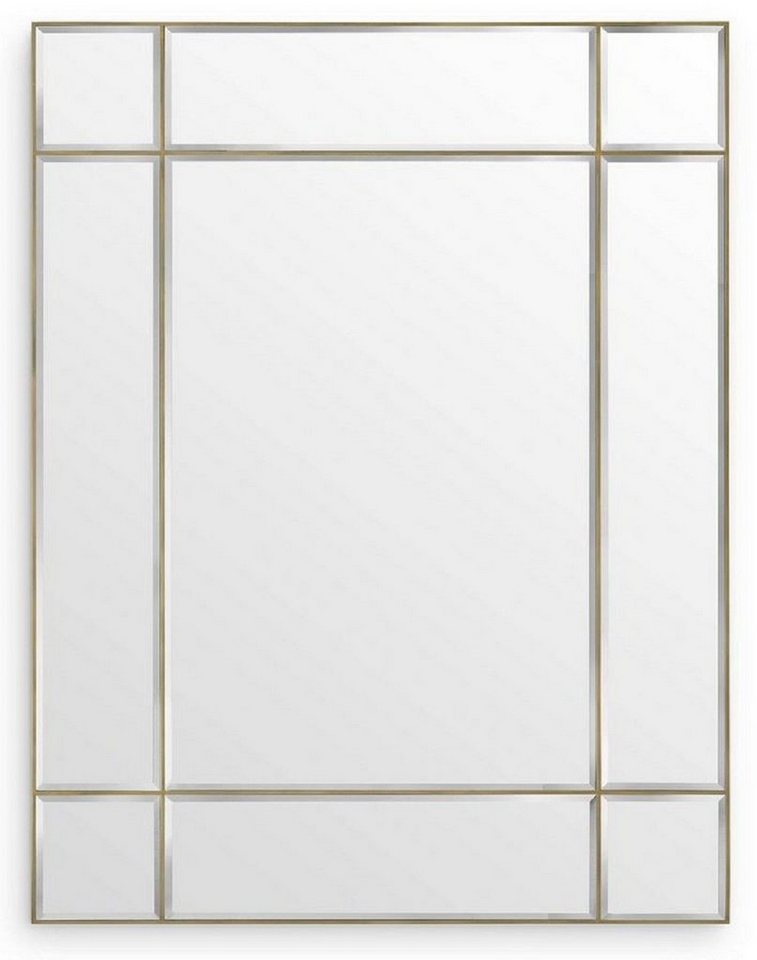 Casa Padrino Wandspiegel Luxus Wandspiegel Vintage Messingfarben 140 x 4 x H. 180 cm - Wohnzimmer Spiegel - Schlafzimmer Spiegel - Garderoben Spiegel - Luxus Möbel von Casa Padrino