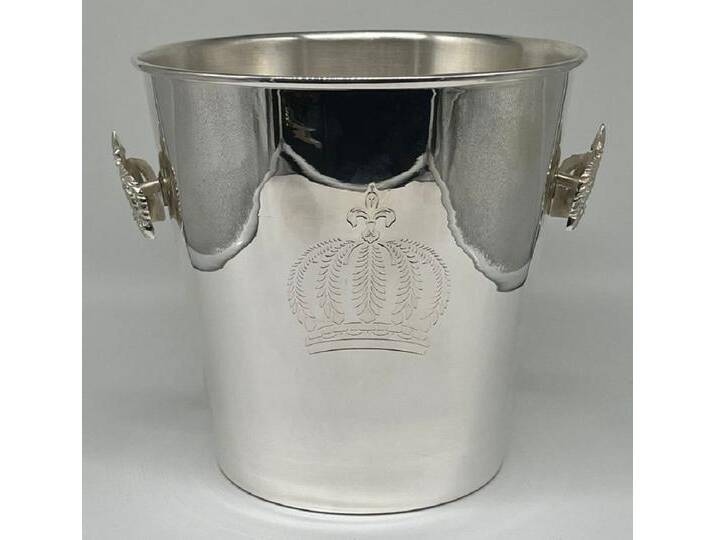 Pompöös by Casa Padrino Luxus Barock Champagnerkühler Silber H. 23 cm - designed by Harald Glööckler von Casa Padrino